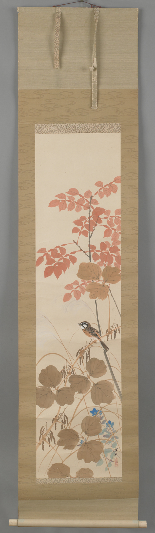 Japanese watercolor on silk