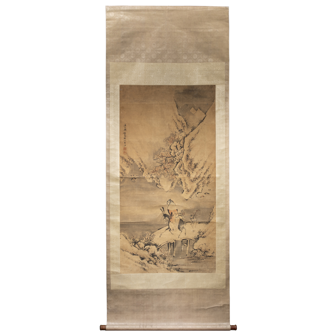 JAPANESE WATERCOLOR SCROLL