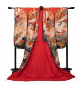 JAPANESE WEDDING KIMONO AND A