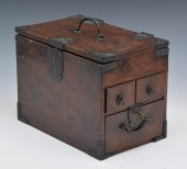 JAPANESE WOOD AND METAL BOUND
