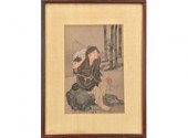 Japanese woodblock print by Ga