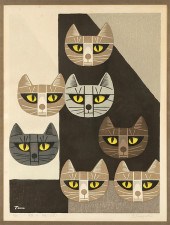 Japanese woodblock print by In