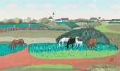 Japanese woodblock print by Ju