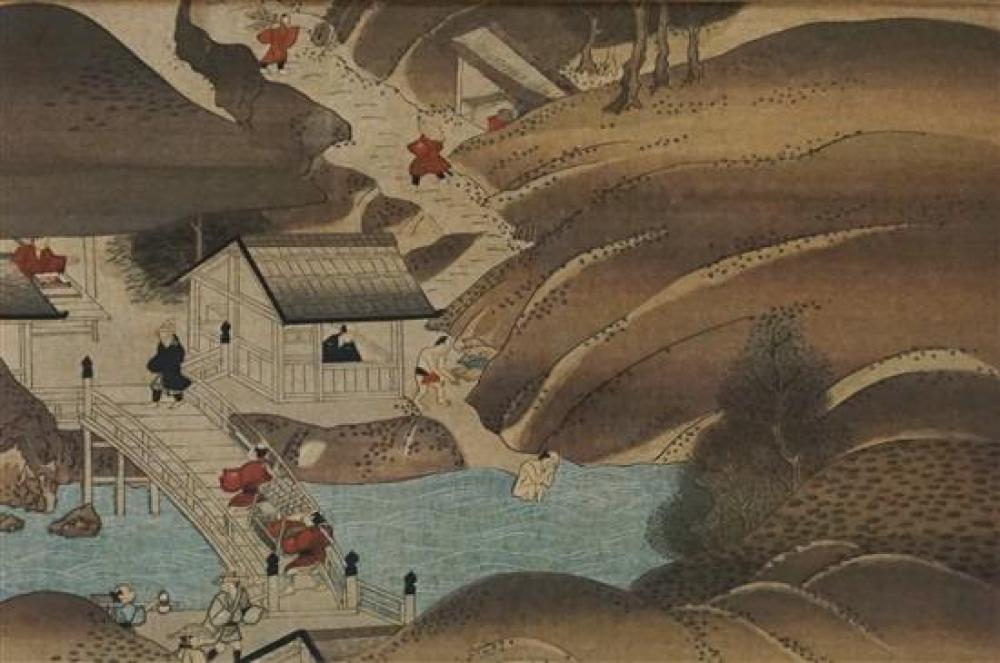 JAPANESE WOODBLOCK PRINT, FRAME: