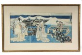 JAPANESE WOODBLOCK PRINT - Oba