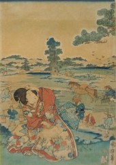 JAPANESE WOODBLOCK PRINT OF A