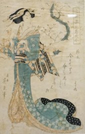JAPANESE WOODBLOCK PRINT OF A