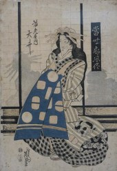 JAPANESE WOODBLOCK PRINT OF A