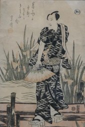 JAPANESE WOODBLOCK PRINT OF A