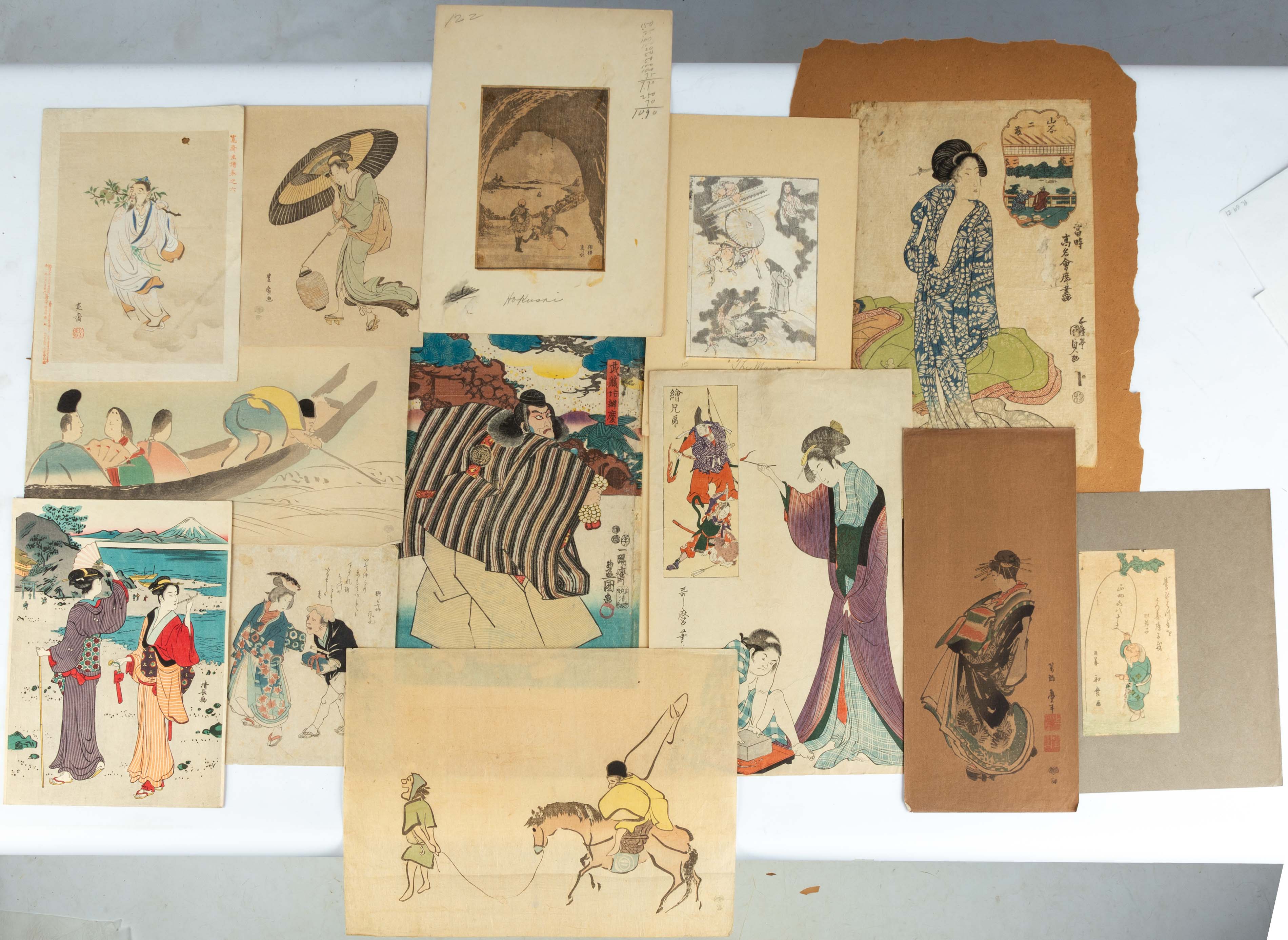 JAPANESE WOODBLOCK PRINTS WITH