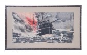 JAPANESE WOODBLOCK, RUSSO-JAPA