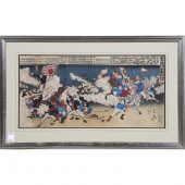 JAPANESE WOODBLOCK TRIPTYCH Ja