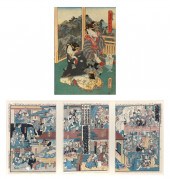 JAPANESE WOODBLOCKS - TRIPTYCH