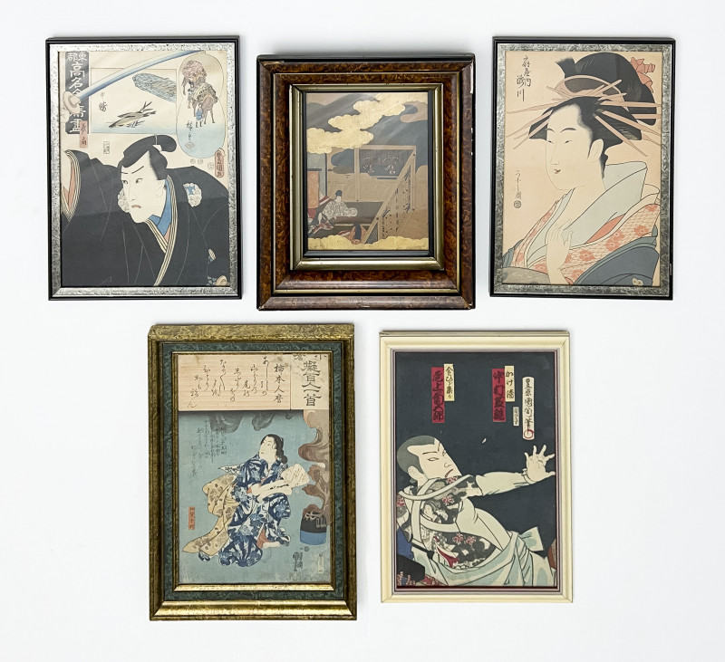 JAPANESE WORKS ON PAPER, GROUP OF
