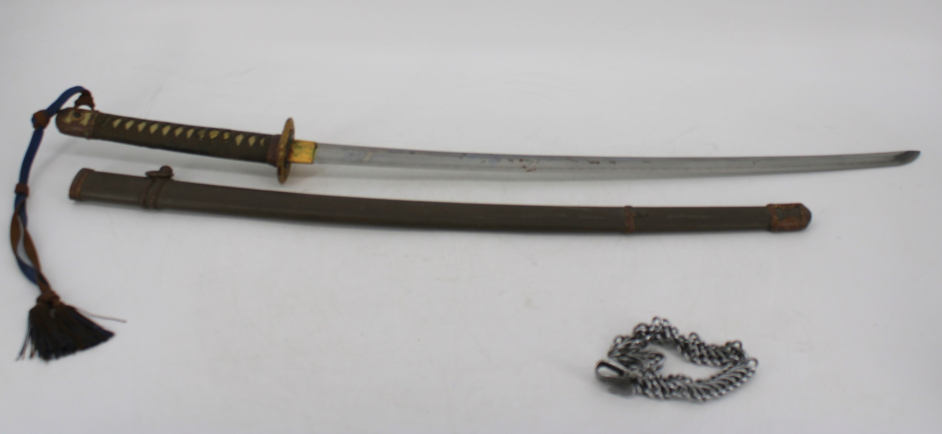 JAPANESE WW2 SWORD WITH CHAIN