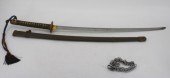JAPANESE WW2 SWORD WITH CHAIN