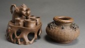 JAPANESE YIXING SAKE POT, FOUR