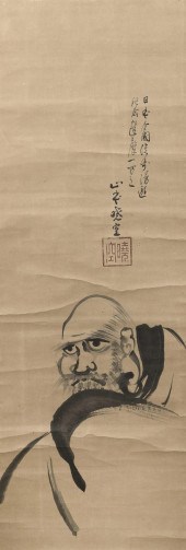 JAPANESE ZENGA SCROLL PAINTING