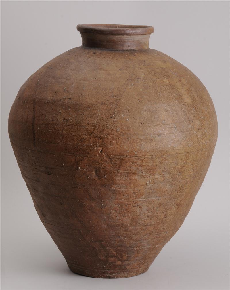 JAPANISE STONEWARE STORAGE JAR