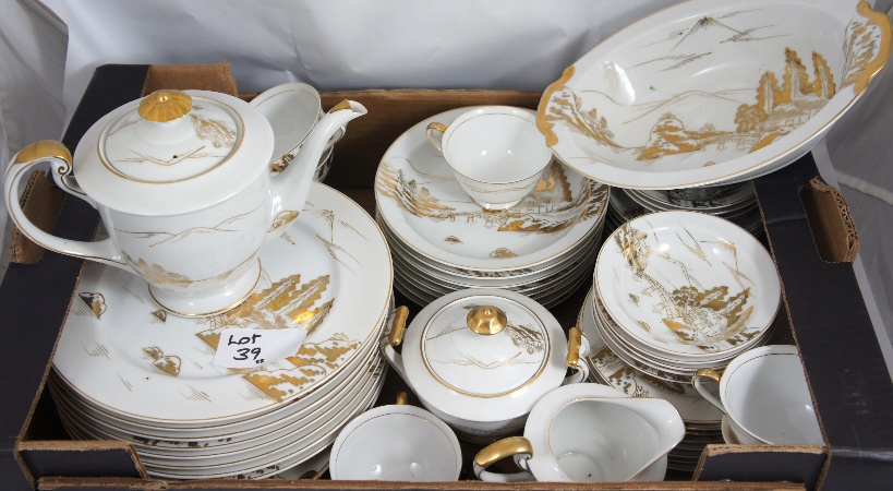 Japenese China Dinner and Teaset