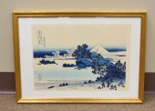 JAPNESE FRAMED WOODBLOCK PAINT