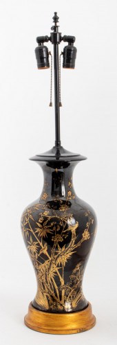JAPONISME GILT & BLACK GLAZED
