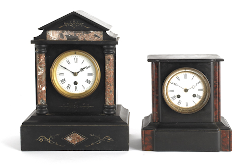 Japy Freres marble mantel clock