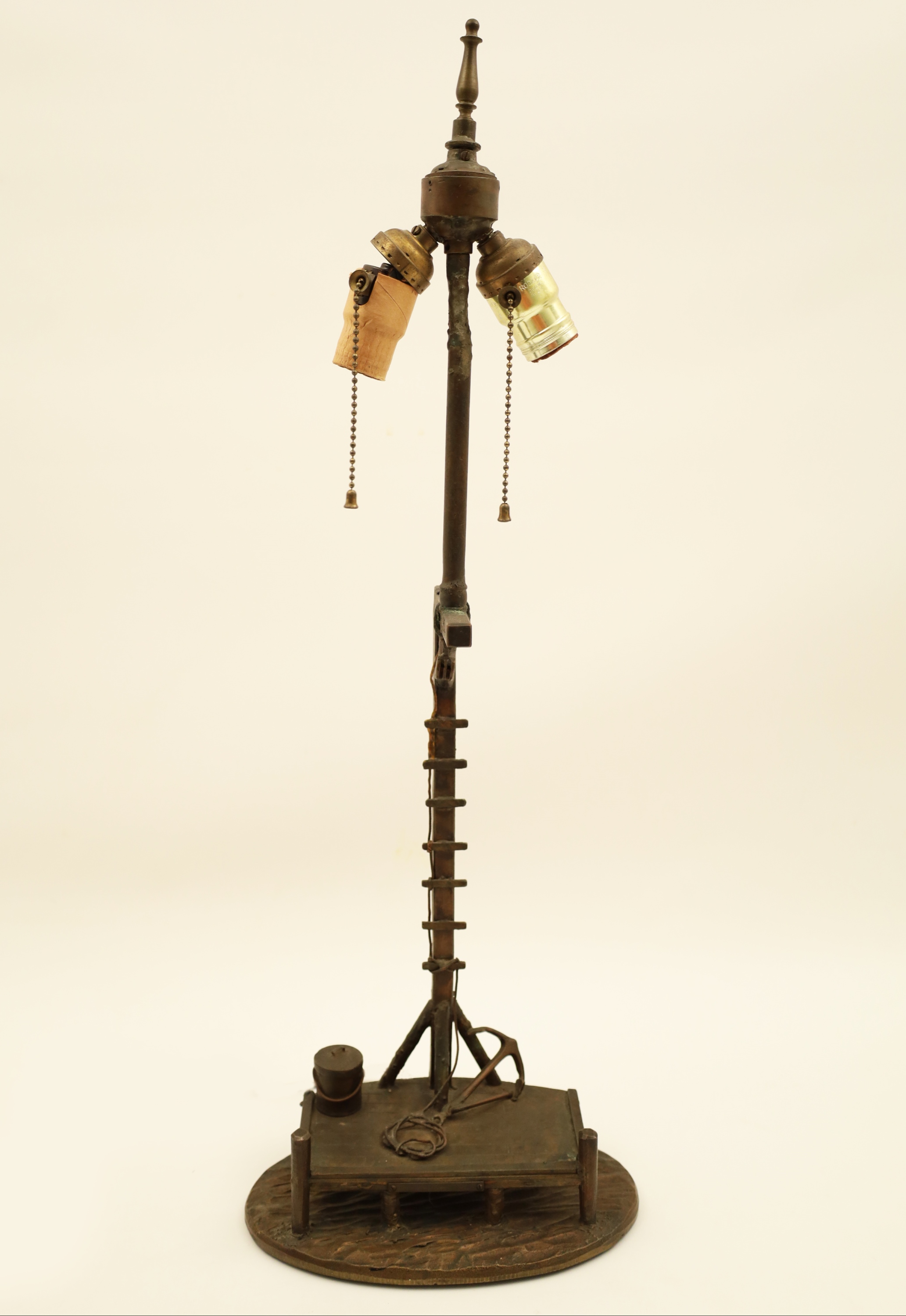 J.A.R. DUNTZE CAST BRONZE LAMP