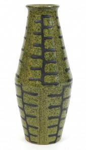 JARKO ZAVI GREEN CERAMIC VASES