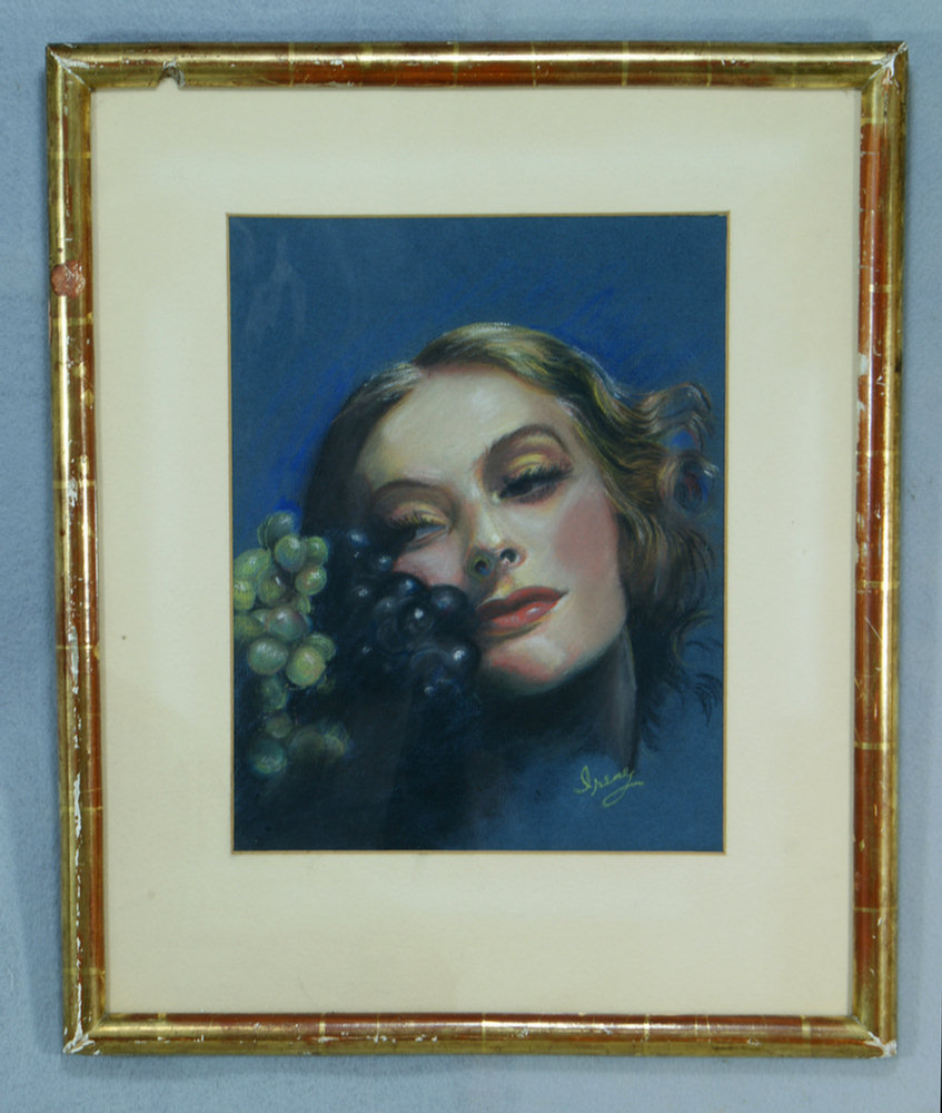 Jaso Sremy, Glamour Sketch, 12" h x