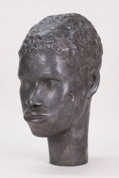 JASON SELEY BRONZE HEAD SCULPT