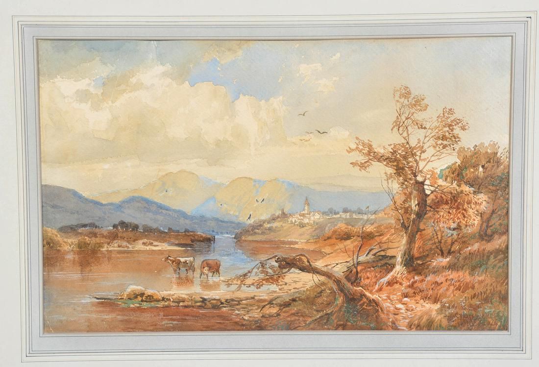 JASPER F CROPSEY, PASTORAL TOWN