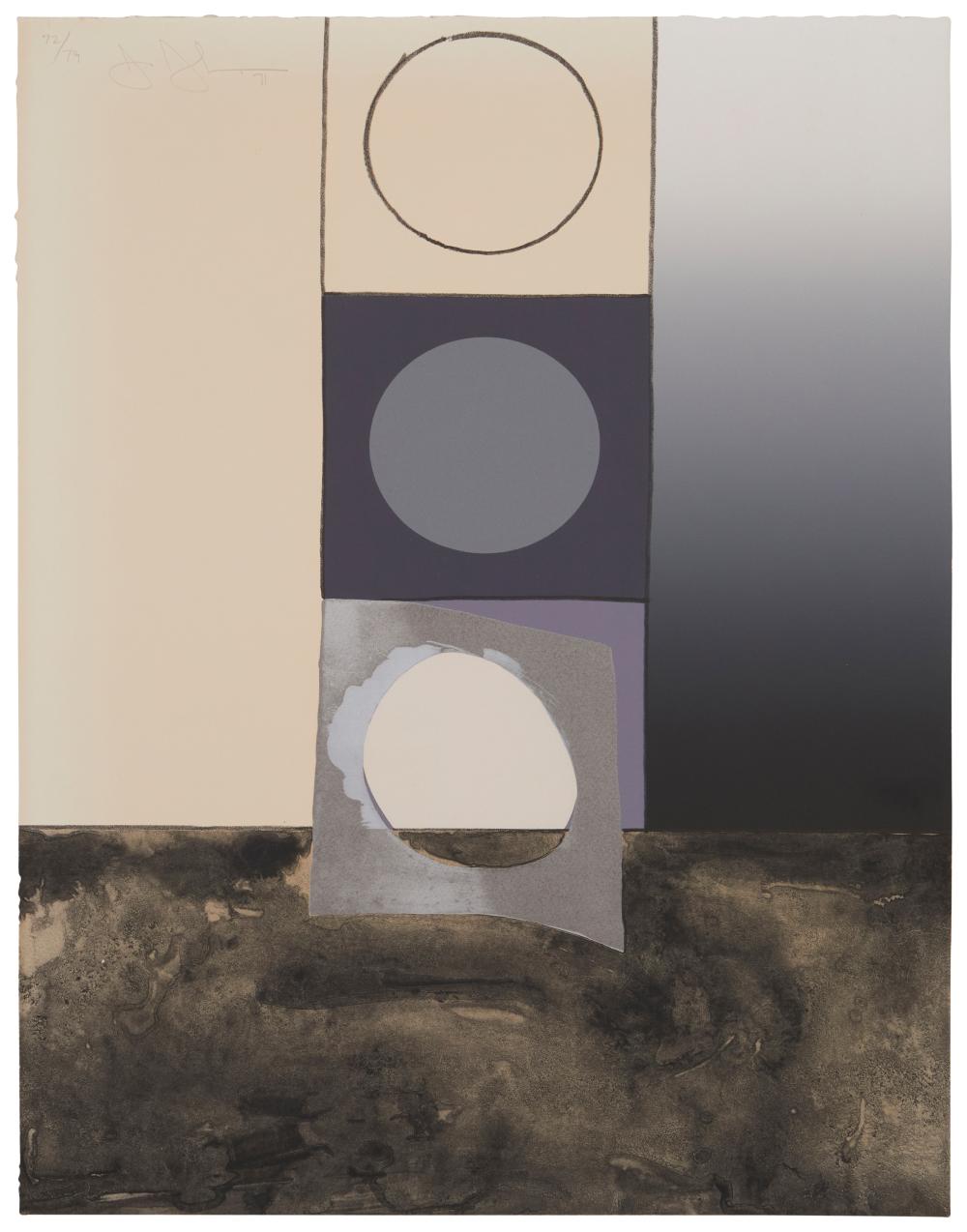 JASPER JOHNS (B. 1930), "BENT