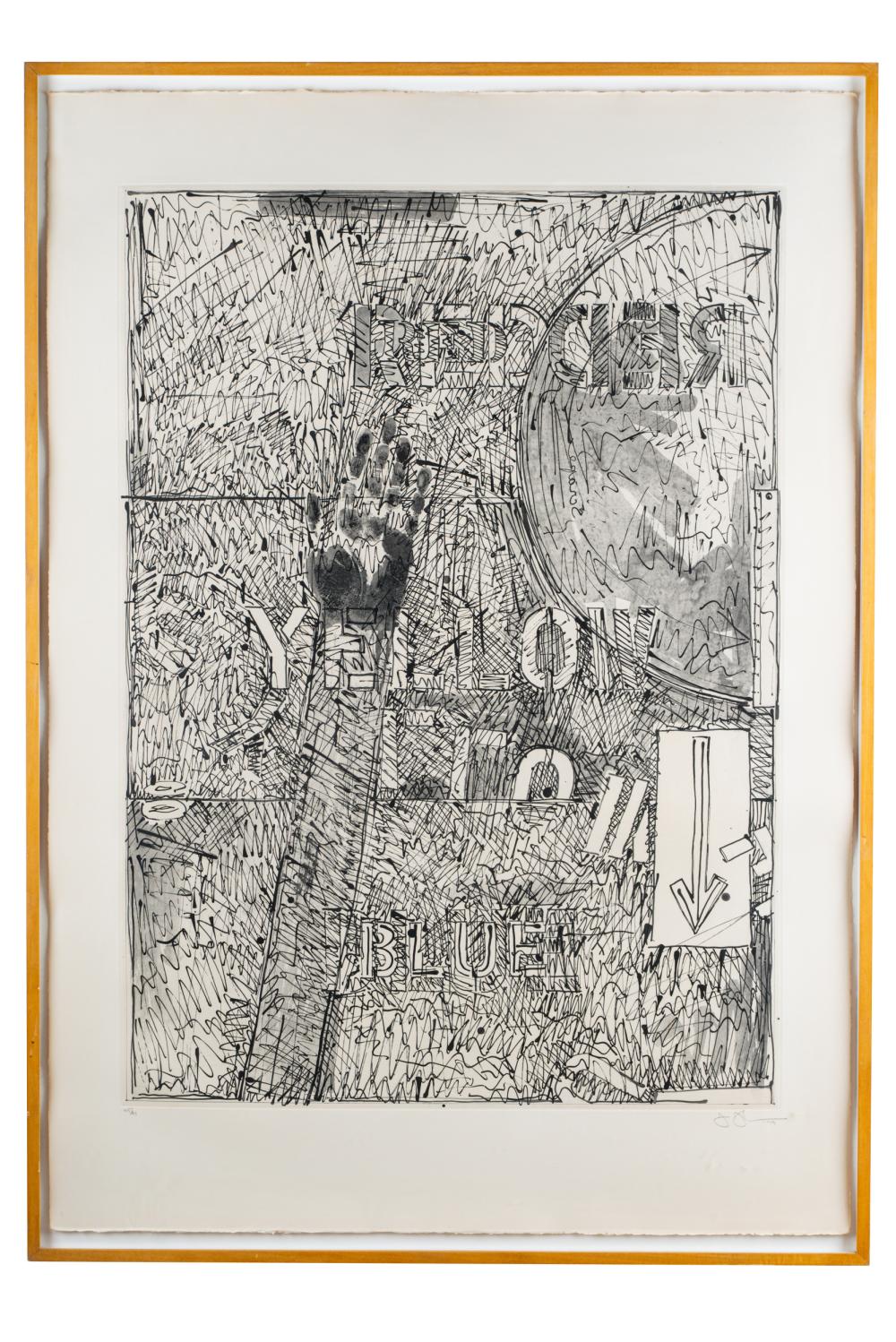 JASPER JOHNS (B. 1930): "LANDS