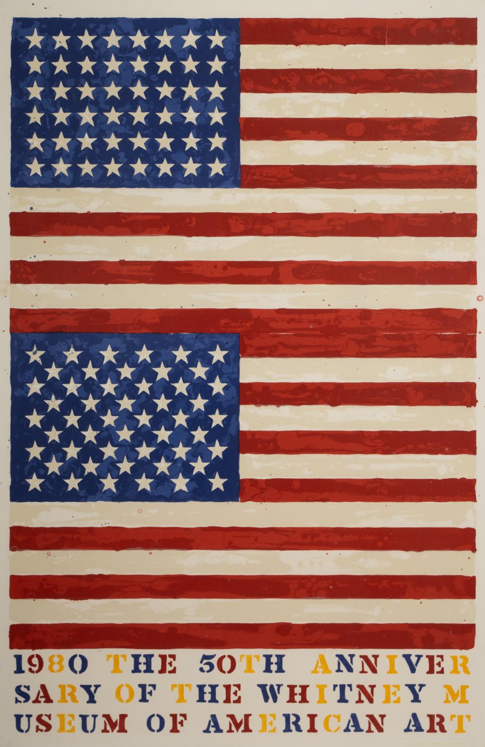 JASPER JOHNS (B. 1930): TWO FLAGS