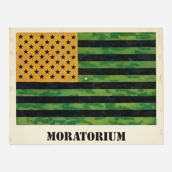 Jasper Johns b.1930. Moratorium