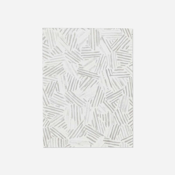Jasper Johns b.1930. Silver Cicada.