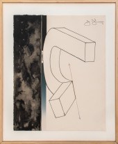 JASPER JOHNS "FRAGMENT" COLOR