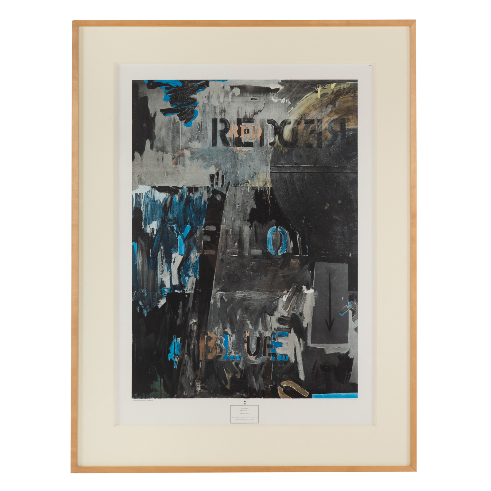 JASPER JOHNS. "LAND'S END,"