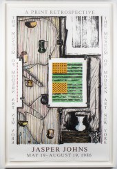 JASPER JOHNS MOMA PRINTS RETRO