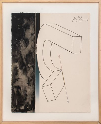 JASPER JOHNS &QUOT;FRAGMENT&QUOT;