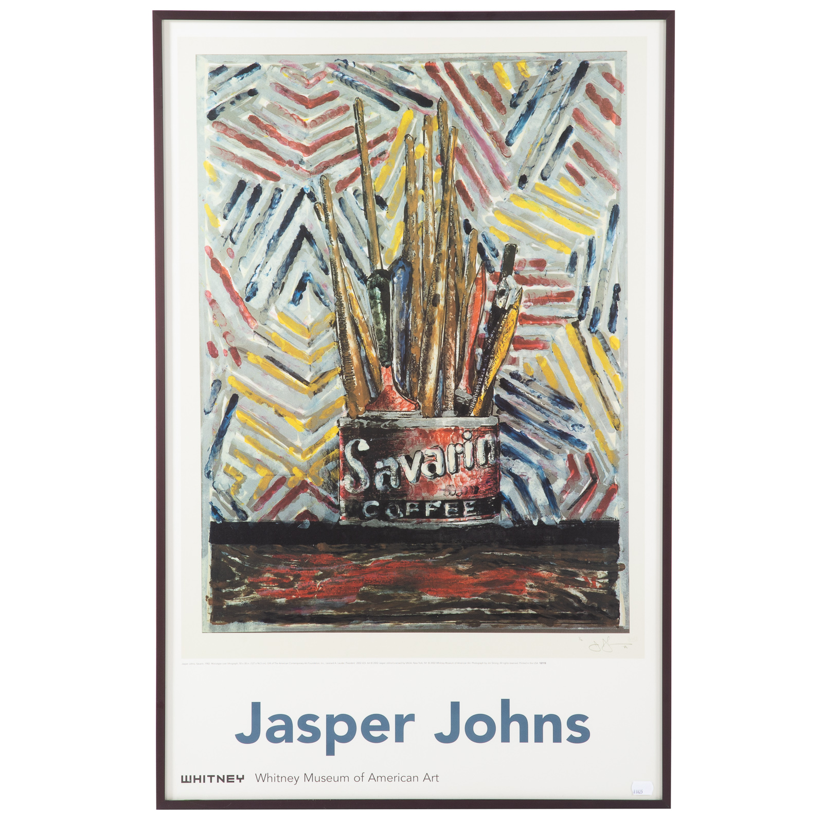 JASPER JOHNS. "SARAVIN COFFEE,"