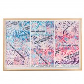JASPER JOHNS. SIGNED MULTI-VEN