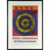 JASPER JOHNS, SIGNED POSTER, 1
