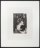 JASPER JOHNS "WINTER" LITHOGRA