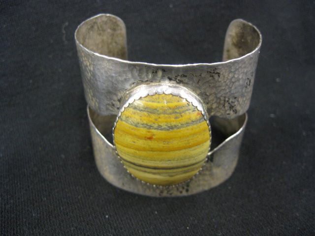 Jasper & Sterling Silver Bracelet