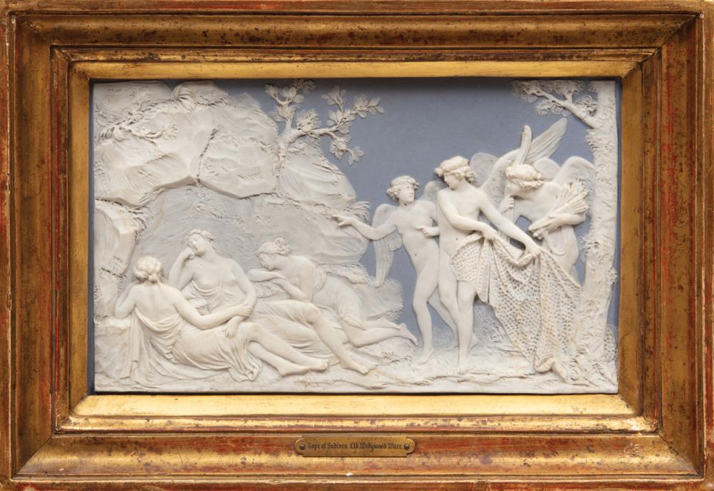 JASPERWARE PLAQUE OF THE RAPE OF
