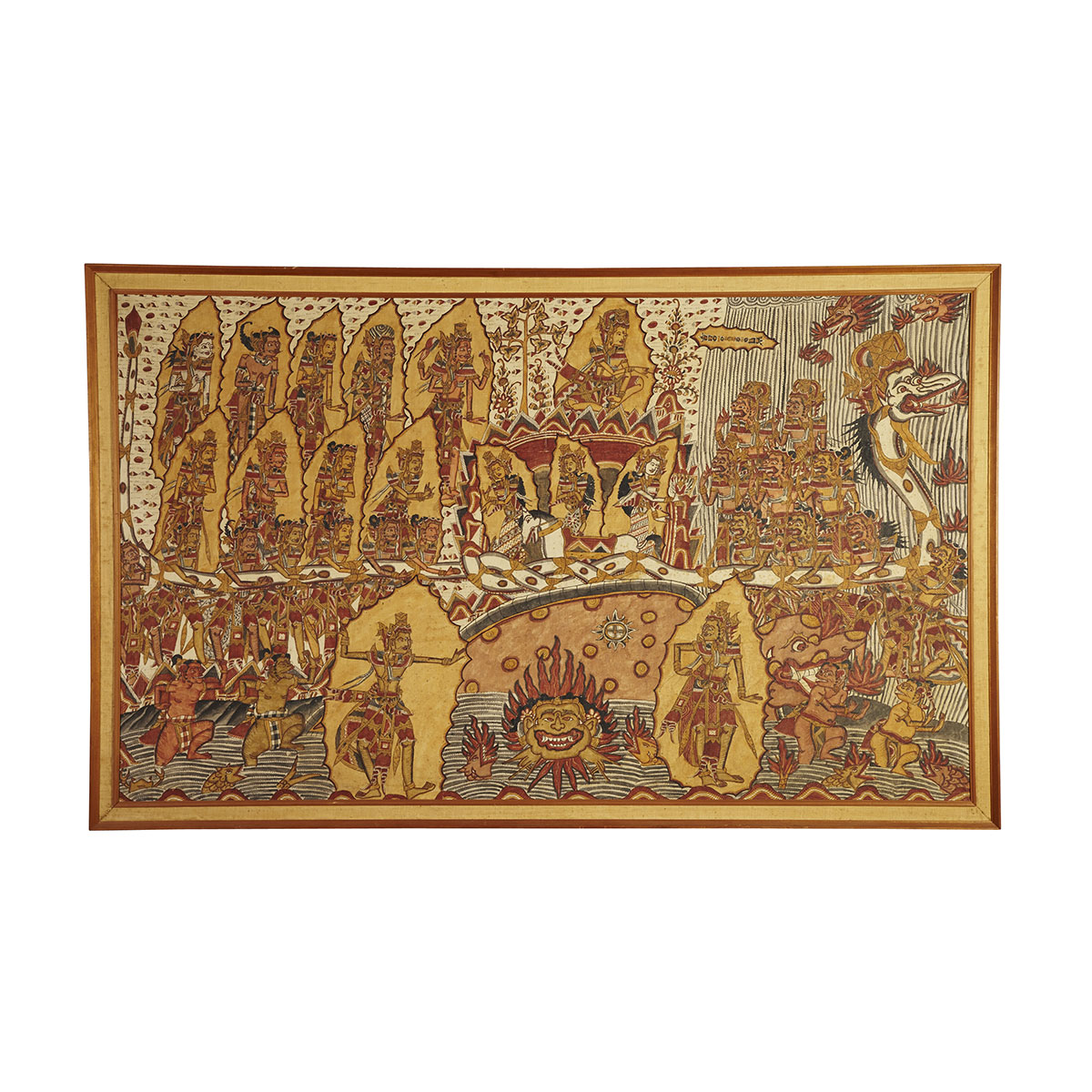 Java School LARGE BATIK OF DEITIES