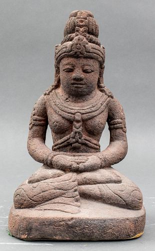 JAVANESE BODHISATTVA CARVED