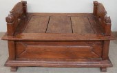 JAVANESE CARVED TEAK DOWRY CHE
